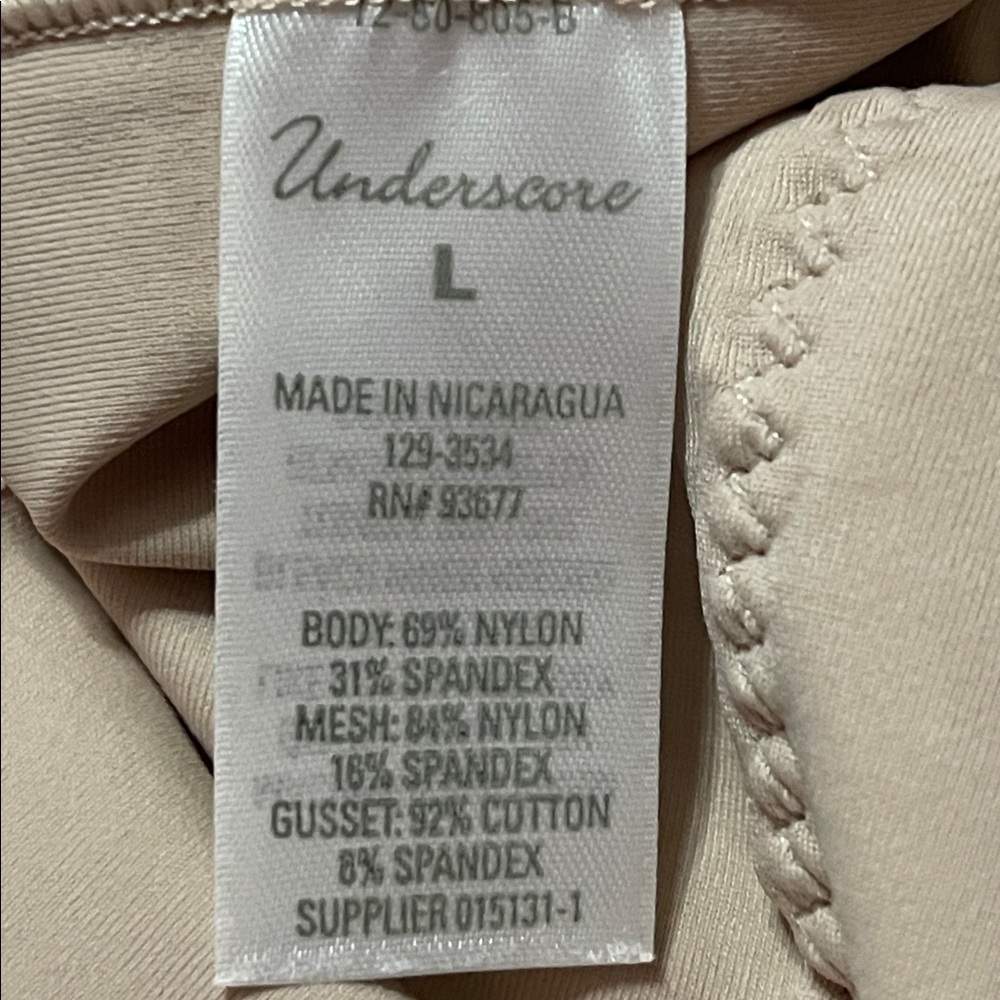 Underscore High-Waisted Shapewear Briefs in Nude - Picture 3 of 4